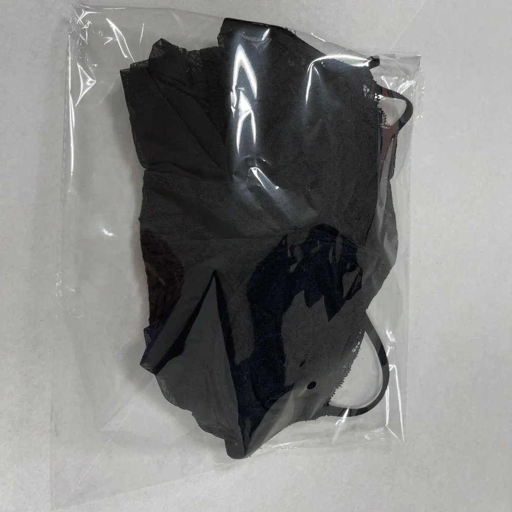 Victoria‎ Secret Black Bodysuit 34B -In Bag.